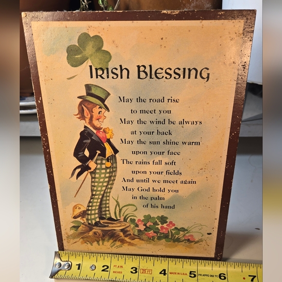 Irish Blessing Decorative St Patricks Day Plaque - Picture 5 of 5